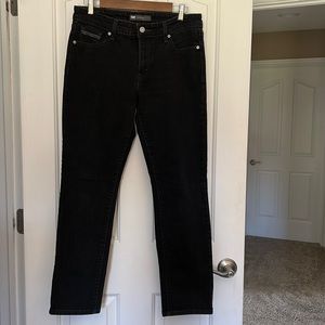 Black Levi Jeans Mid Rise Skinny